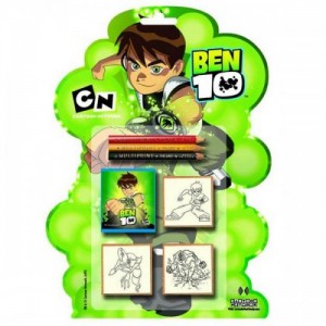 Ben 10 - мини-набор печатей фигурный
